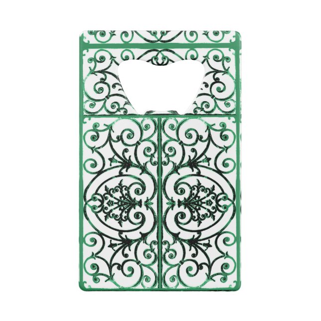 Abrebotellas De Tarjeta De Crédito Resaltar hierro (Reverso)