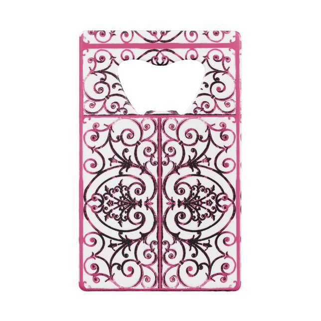 Abrebotellas De Tarjeta De Crédito Resaltar hierro (Reverso)