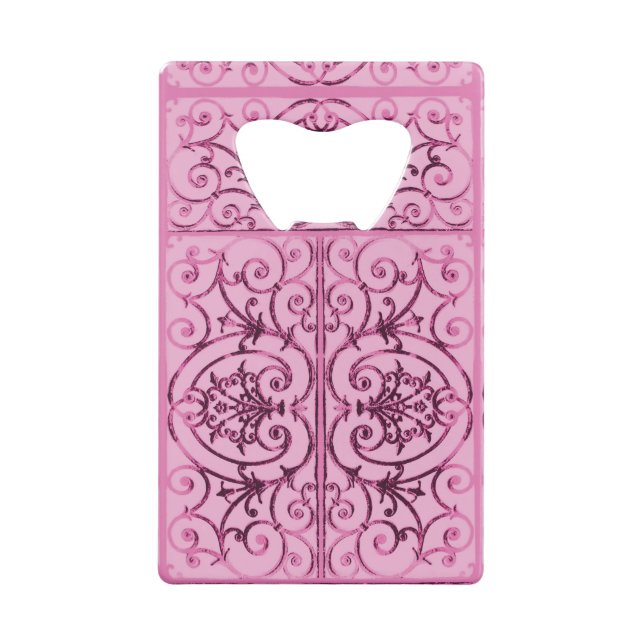 Abrebotellas De Tarjeta De Crédito Resaltar hierro (Reverso)