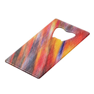 Abrebotellas De Tarjeta De Crédito Resumen Apertura de frascos de color de apertura