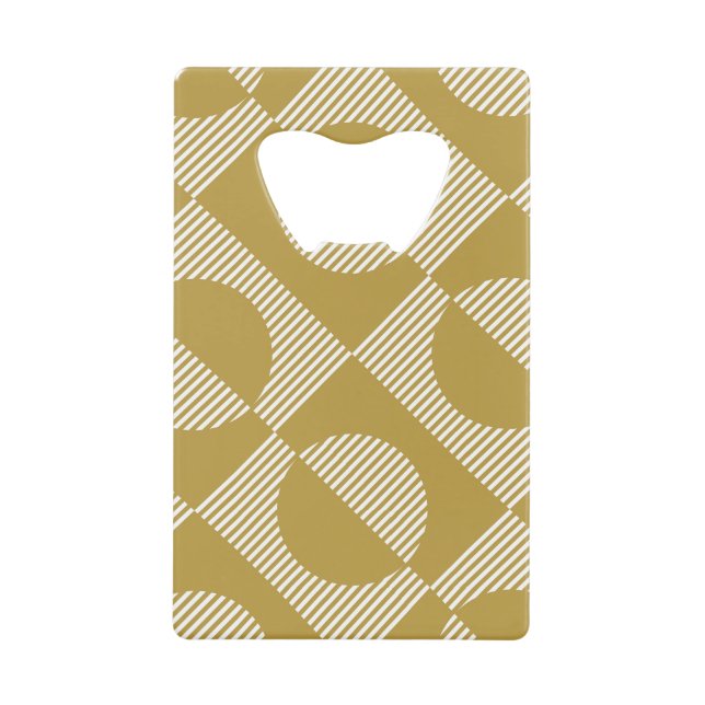 Abrebotellas De Tarjeta De Crédito Resumen de la infiltración geométrica sin soldadur (Anverso)