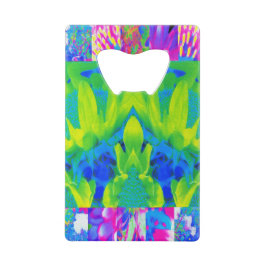 Abrebotellas De Tarjeta De Crédito Resumen del mosaico del Sunflower Garden Collage