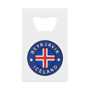 Abrebotellas De Tarjeta De Crédito Reykjavik Islandia