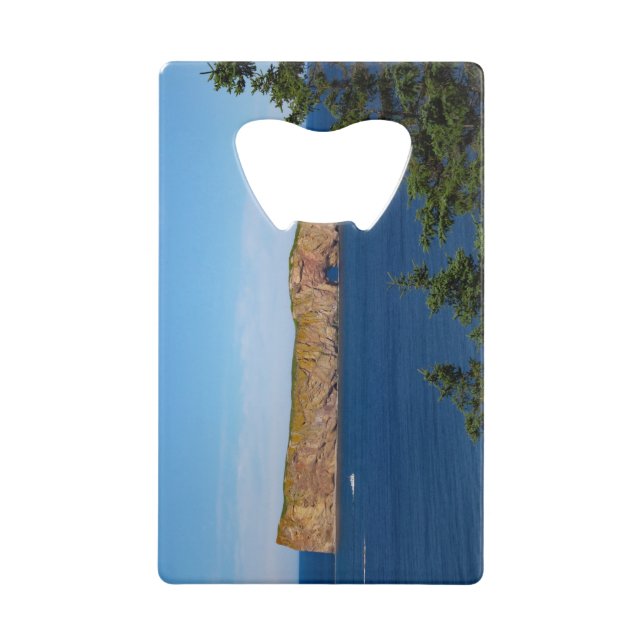 Abrebotellas De Tarjeta De Crédito Rock percé en el Golfo de San Lorenzo (Anverso)