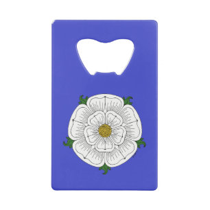 Abrebotellas De Tarjeta De Crédito Rosa Blanca de York