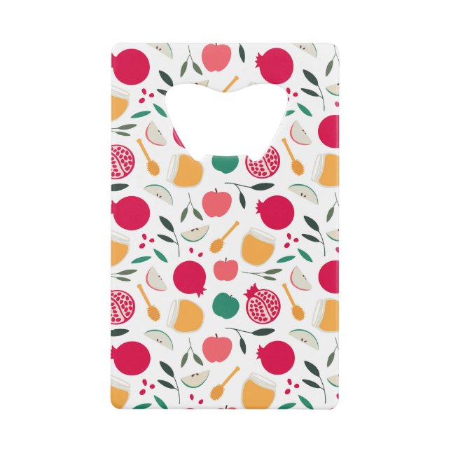 Abrebotellas De Tarjeta De Crédito Rosh Hashanah (Anverso)