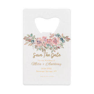 Abrebotellas De Tarjeta De Crédito Salvar la fecha bohemiana