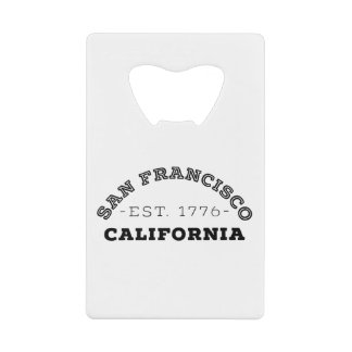 Abrebotellas De Tarjeta De Crédito San Francisco California