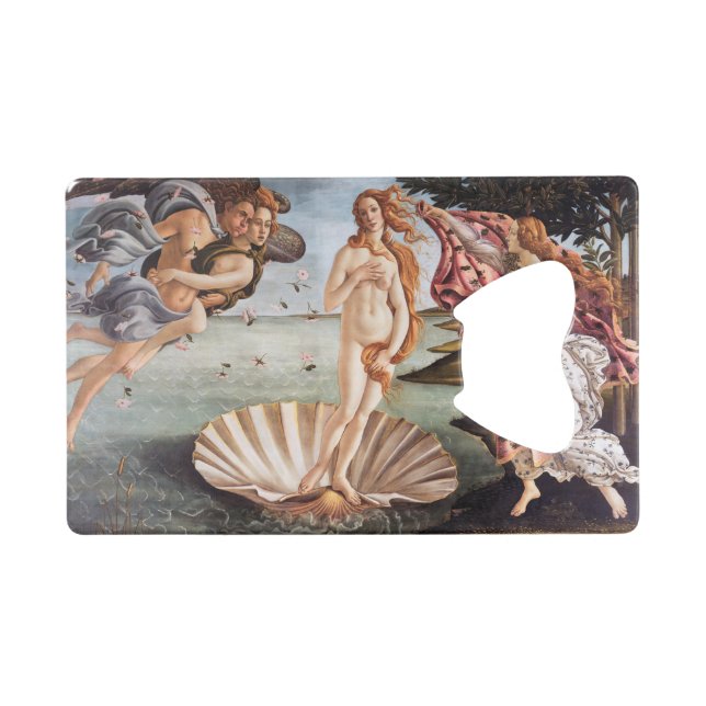 Abrebotellas De Tarjeta De Crédito Sandro Botticelli - Nacimiento de Venus (Anverso (Horizontal))