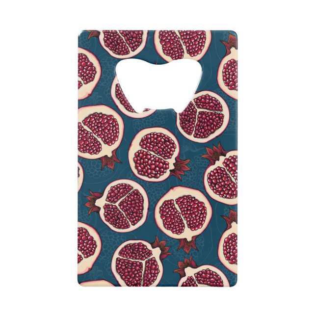 Abrebotellas De Tarjeta De Crédito Secciones de grano (Anverso)