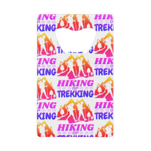 Abrebotellas De Tarjeta De Crédito Senderismo o senderismo