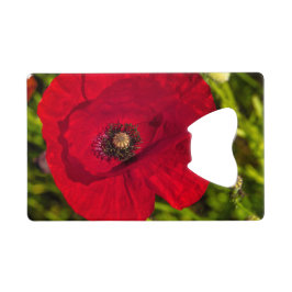 Abrebotellas De Tarjeta De Crédito Serie de amapola #2