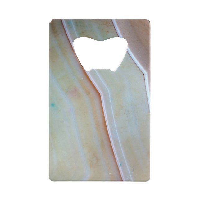 Abrebotellas De Tarjeta De Crédito Serie Gemstone - Agante pulido (Anverso)