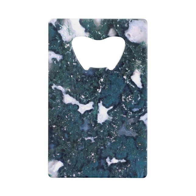 Abrebotellas De Tarjeta De Crédito Serie Gemstone - Quartz entre negro (Anverso)