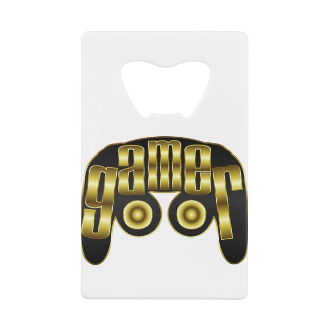 Abrebotellas De Tarjeta De Crédito shirt-GAMER-02a (Anverso)