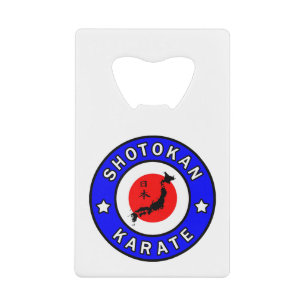 Abrebotellas De Tarjeta De Crédito Shotokan Karate