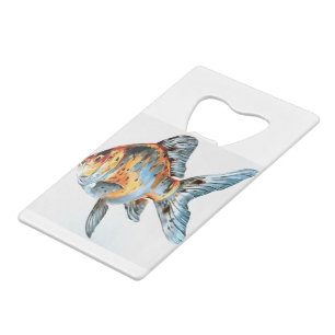 Abrebotellas De Tarjeta De Crédito Shubunkin Naranja