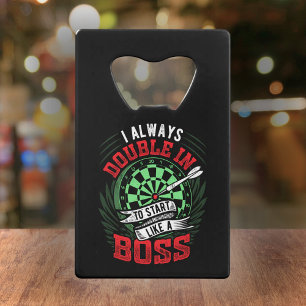 Abrebotellas De Tarjeta De Crédito Siempre Doble Entrada Para Empezar Como Un Jefe -