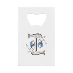 Abrebotellas De Tarjeta De Crédito Sirena macho Emperador Tritón