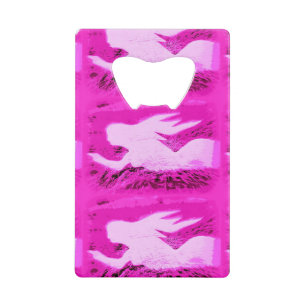 Abrebotellas De Tarjeta De Crédito sirenas rosas apuntando
