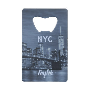 Abrebotellas De Tarjeta De Crédito Skyline de Nueva York