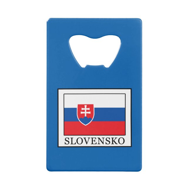 Abrebotellas De Tarjeta De Crédito Slovensko (Anverso)