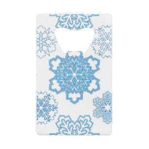 Abrebotellas De Tarjeta De Crédito Snowflake