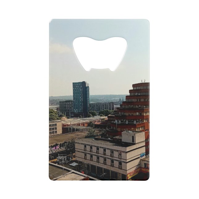 Abrebotellas De Tarjeta De Crédito Sobre el moro (Anverso)