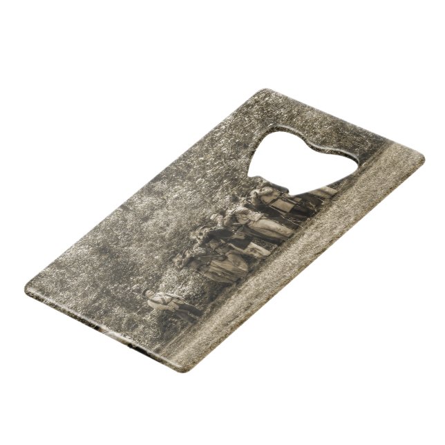 Abrebotellas De Tarjeta De Crédito Soldados de la guerra civil (Ángulo frontal)