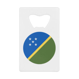 Abrebotellas De Tarjeta De Crédito Solomon Islands Flag