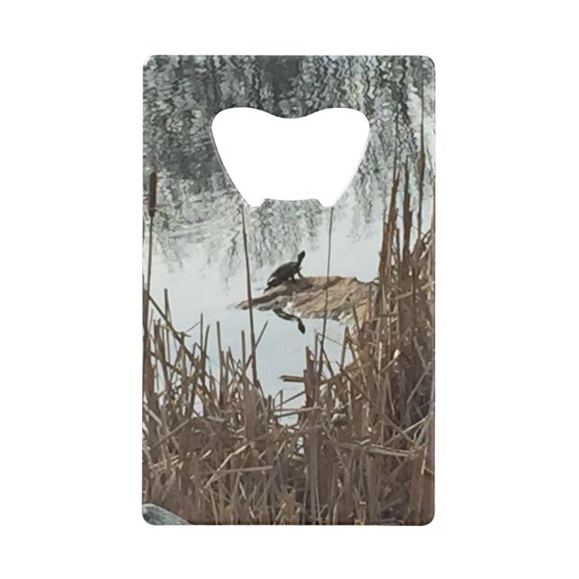 Abrebotellas De Tarjeta De Crédito Solsticio de invierno (Anverso)