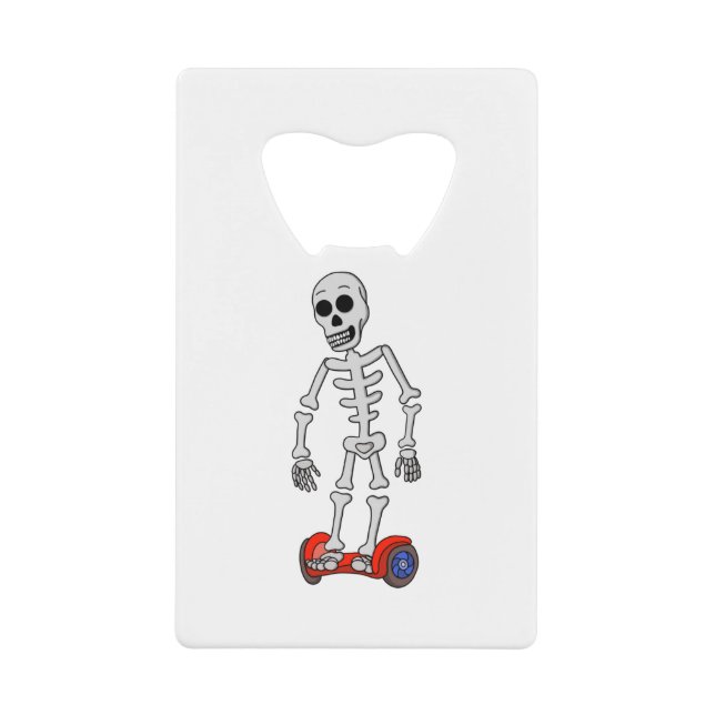 Abrebotellas De Tarjeta De Crédito Spooky Hover Bones (Anverso)