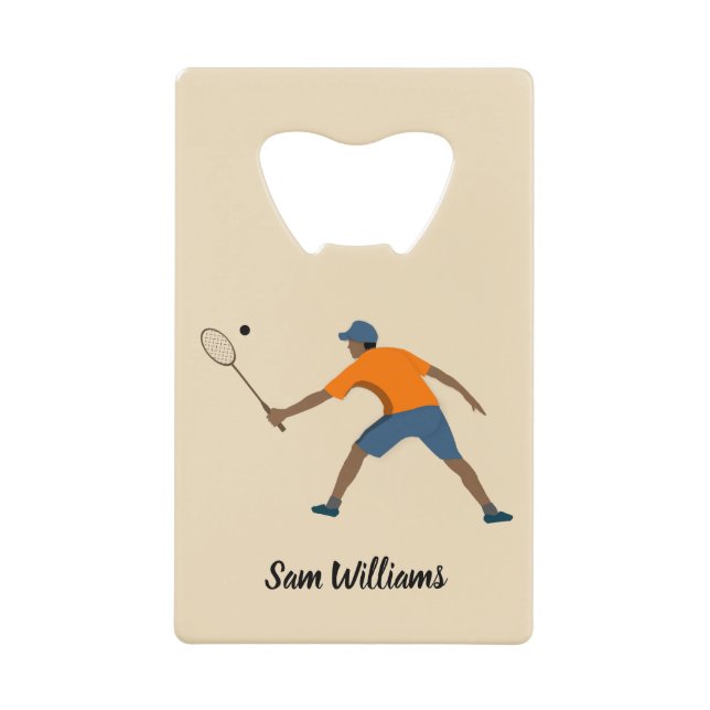 Abrebotellas De Tarjeta De Crédito Squash (Anverso)