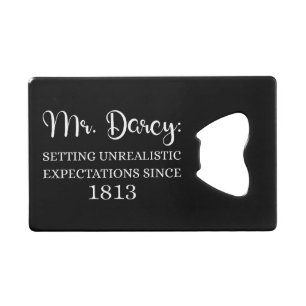 Abrebotellas De Tarjeta De Crédito Sr. Darcy: Expectativas Poco Realistas Desde 1813