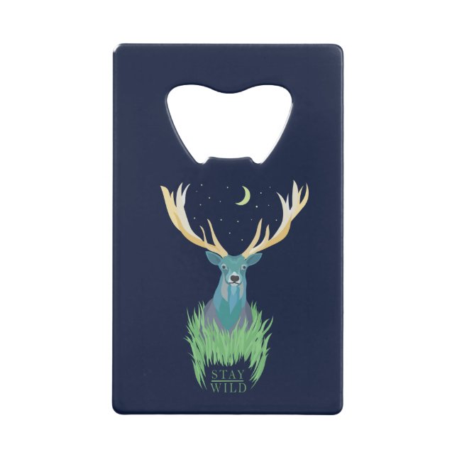 ABREBOTELLAS DE TARJETA DE CRÉDITO STAY WILD (Anverso)