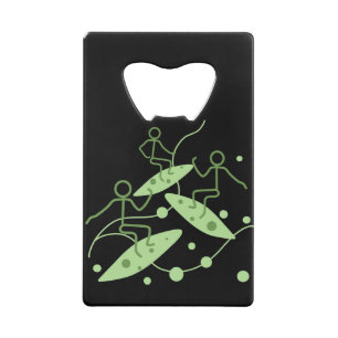 Abrebotellas De Tarjeta De Crédito Stickman / Surfing