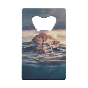 Abrebotellas De Tarjeta De Crédito Sueño Nap Cat o Pesadilla