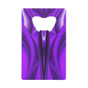 Abrebotellas De Tarjeta De Crédito Sueños del arcoiris de flores moradas, Alas de áng