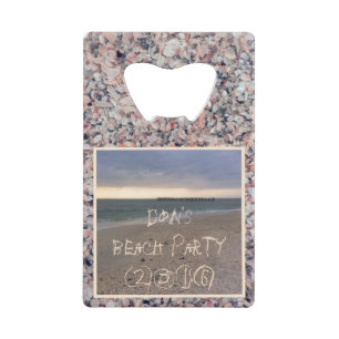 Abrebotellas De Tarjeta De Crédito Sunset de la isla Gasparilla