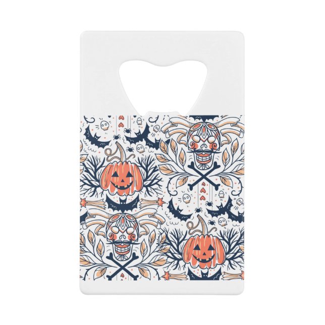 Abrebotellas De Tarjeta De Crédito Surprised Ghost (Anverso)
