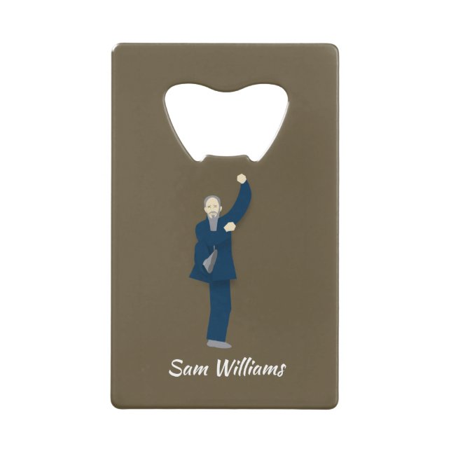 Abrebotellas De Tarjeta De Crédito Tai Chi (Anverso)