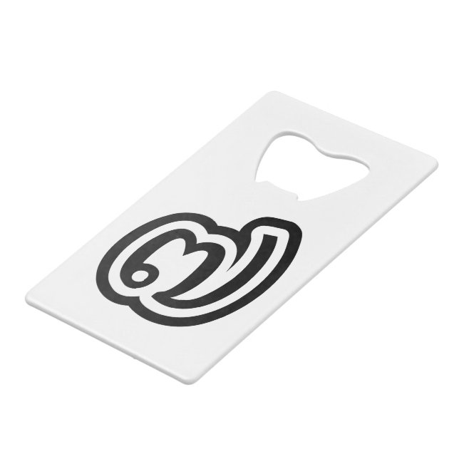 Abrebotellas De Tarjeta De Crédito Tailandia Número 7 / Siete / ๗ (Jed/Chet) Tailandé (Ángulo frontal)