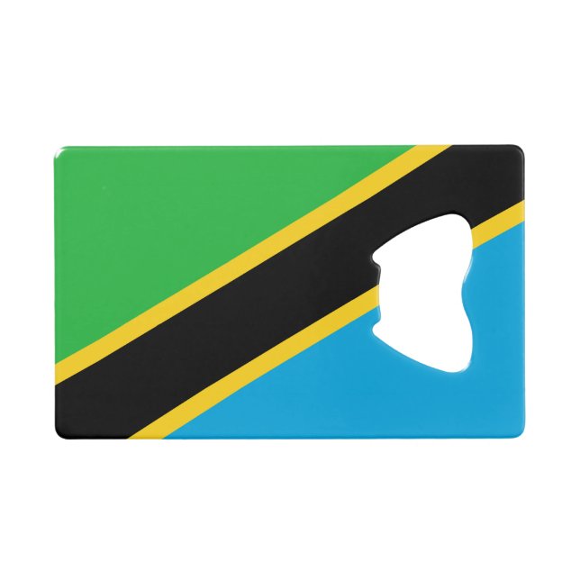 Abrebotellas De Tarjeta De Crédito Tanzania (Anverso (Horizontal))