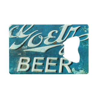 Abrebotellas De Tarjeta De Crédito Tapón de frasco de cerveza rústica