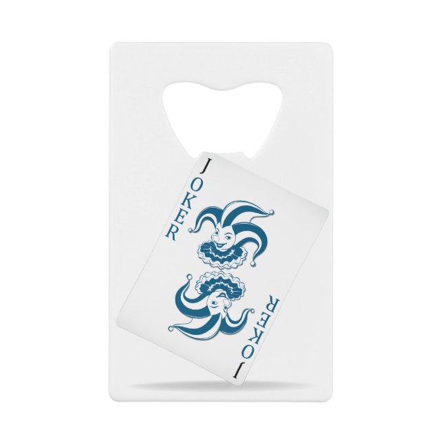 Abrebotellas De Tarjeta De Crédito Tarjeta de joker (Anverso)