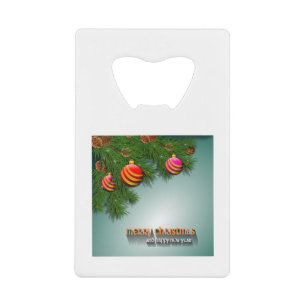 Abrebotellas De Tarjeta De Crédito tarjeta de navidades