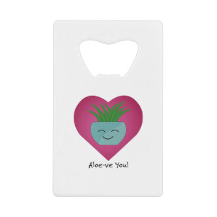 Abrebotellas De Tarjeta De Crédito Te Aloeamo Aloe