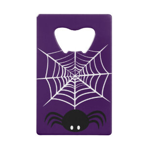 Abrebotellas De Tarjeta De Crédito Telaraña de Halloween 