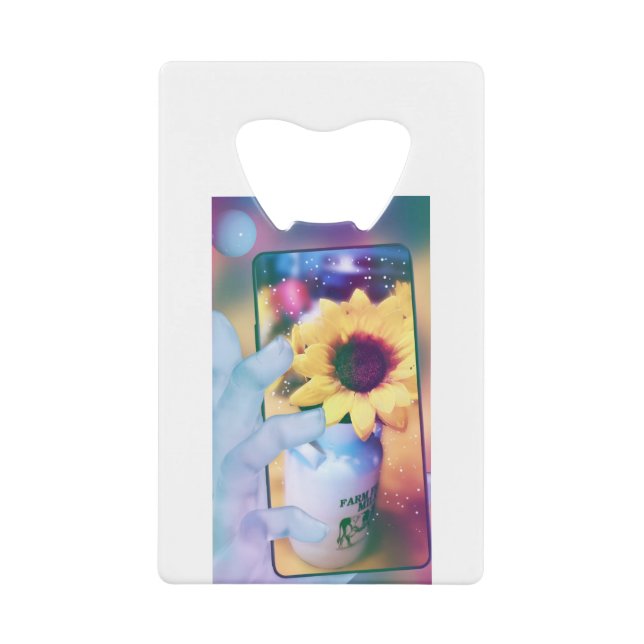 Abrebotellas De Tarjeta De Crédito Teléfono giratorio (Anverso)