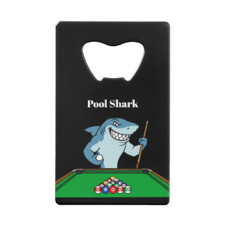 Abrebotellas De Tarjeta De Crédito Tema de billar Pool Shark más genial 